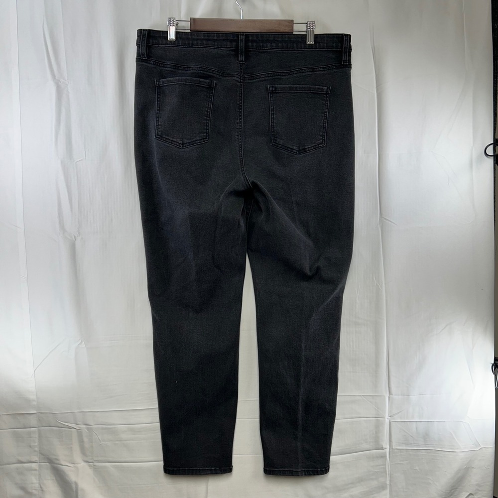 Buffalo David Bitton Mollie Skinny Jeans Womens 16/36 Black High Rise Stretch - Picture 5 of 11